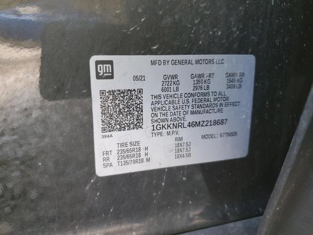 2021 GMC ACADIA SLE - 1GKKNRL46MZ218687