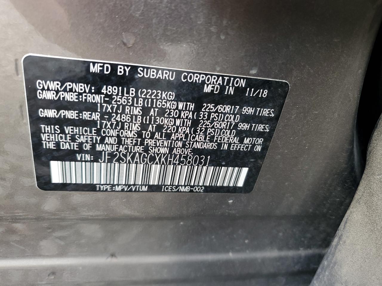 SUBARU FORESTER PREMIUM