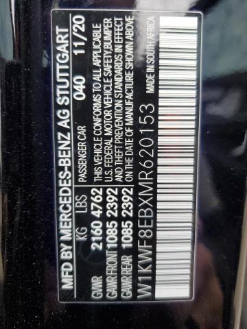 2021 MERCEDES-BENZ C 300 4MAT - W1KWF8EBXMR620153