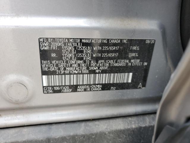 2021 TOYOTA RAV4 XLE - 2T3P1RFV2MW141866