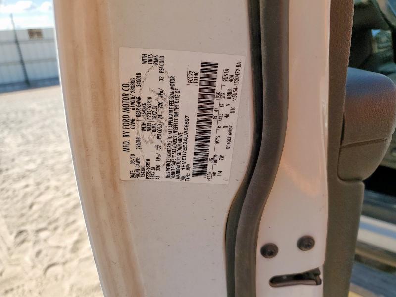 2010 FORD EXPLORER - 1FMEU7EE2AUA56597