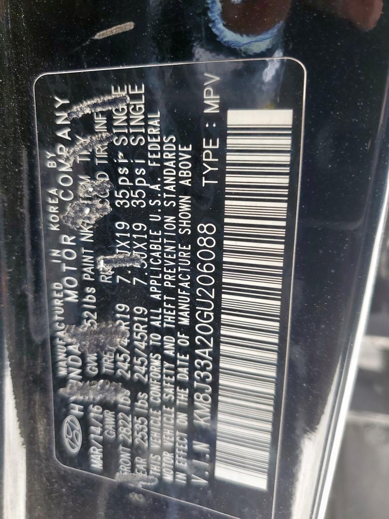 2016 HYUNDAI TUCSON LIM - KM8J33A20GU206088