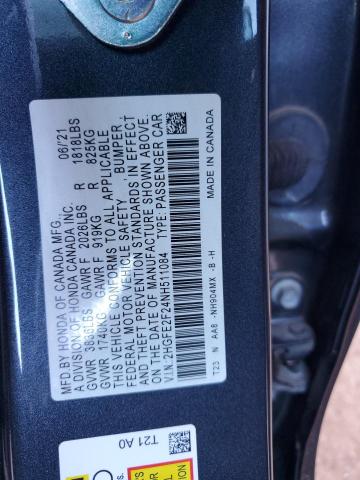 2022 HONDA CIVIC LX - 2HGFE2F24NH511084