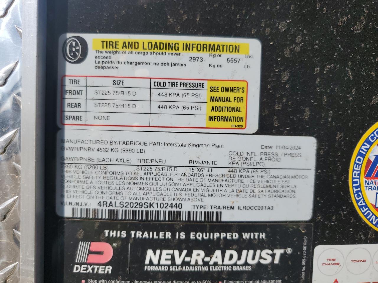 Lot #3257086242 2025 INTERSTATE UNKNOWN