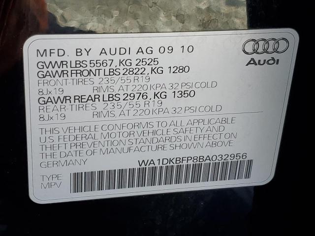 2011 AUDI Q5 PREMIUM - WA1DKBFP8BA032956