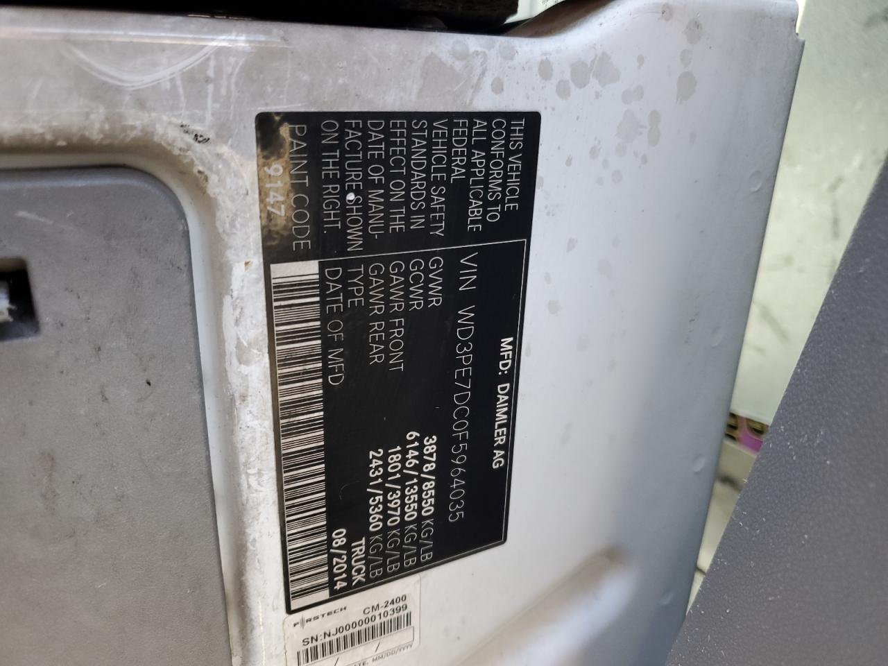 MERCEDES-BENZ SPRINTER 2500