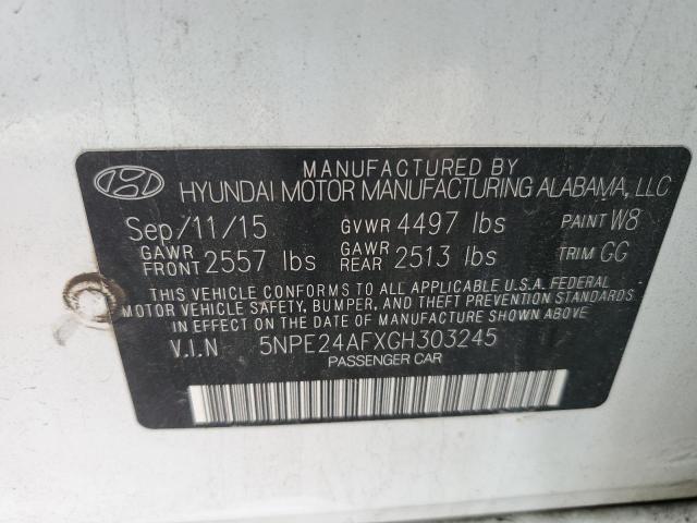 2016 HYUNDAI SONATA SE - 5NPE24AFXGH303245