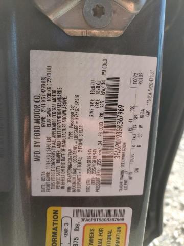 2016 FORD FUSION SE - 3FA6P0T98GR367969