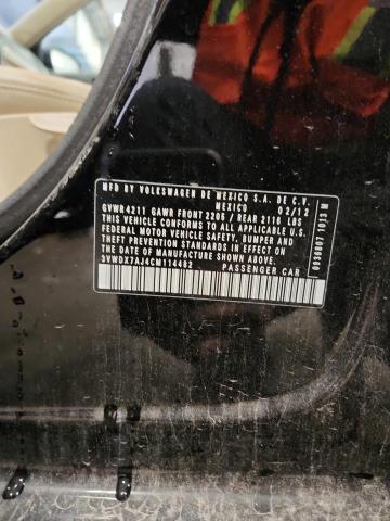 2012 VOLKSWAGEN JETTA SE - 3VWDX7AJ4CM114482