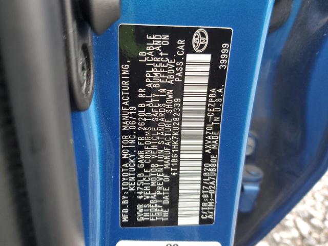 2019 TOYOTA CAMRY XSE #3291409182