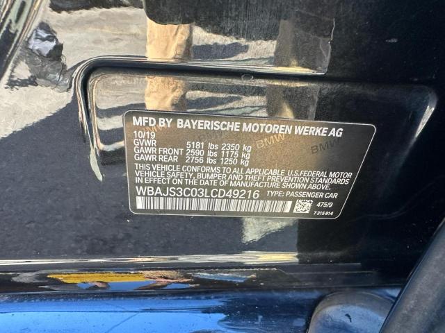 2020 BMW 540 XI WBAJS3C03LCD49216