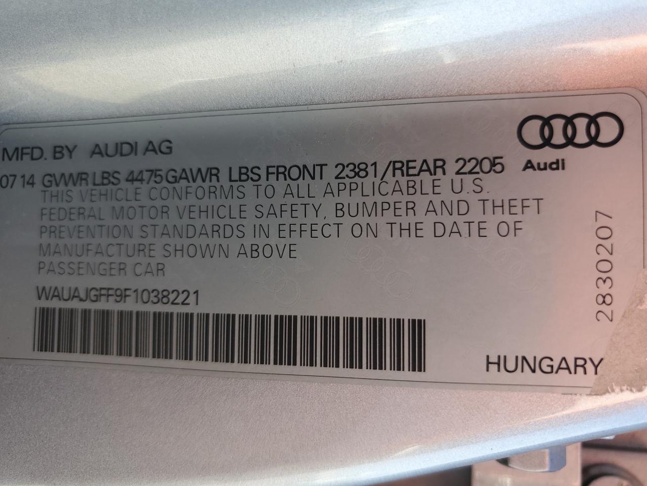 AUDI A3 PREMIUM