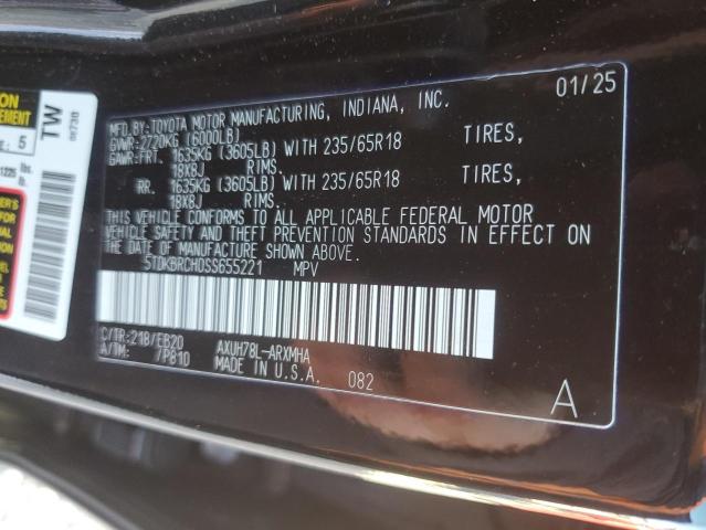 2025 TOYOTA HIGHLANDER HYBRID XLE - 5TDKBRCH0SS655221