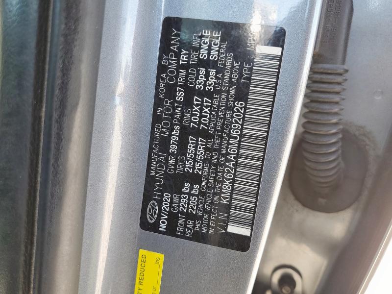 2021 HYUNDAI KONA SEL PLUS - KM8K62AA6MU692026