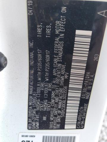 2020 TOYOTA SIENNA XLE 5TDYZ3DC6LS023556