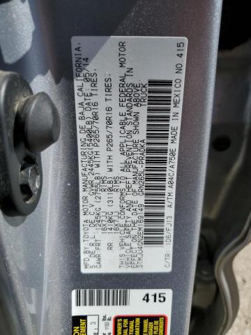 2014 TOYOTA TACOMA DOU #3305564072