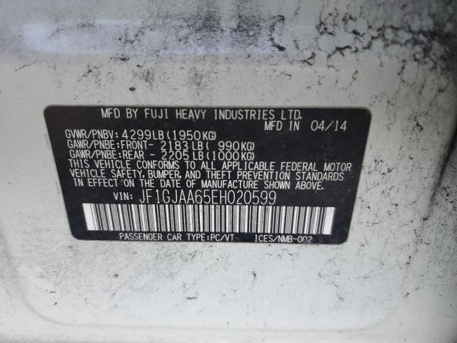 2014 SUBARU IMPREZA #3278793660