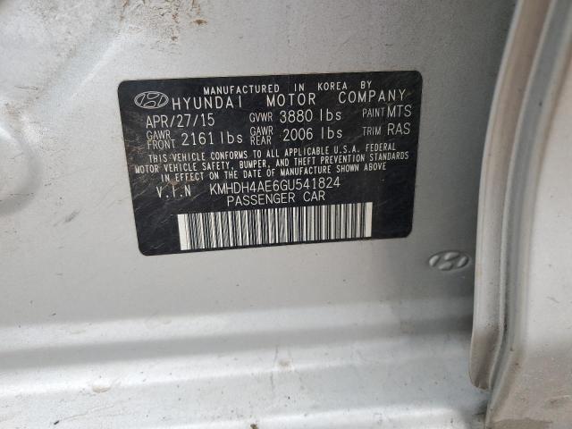 2016 HYUNDAI ELANTRA SE #3285827910