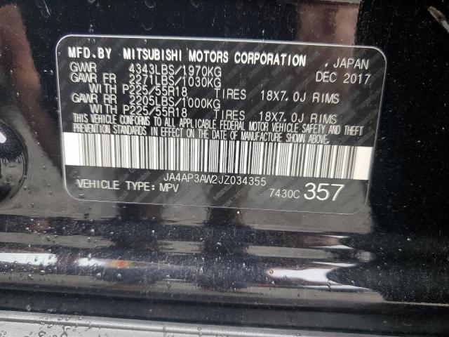 2018 MITSUBISHI OUTLANDER SPORT ES - JA4AP3AW2JZ034355