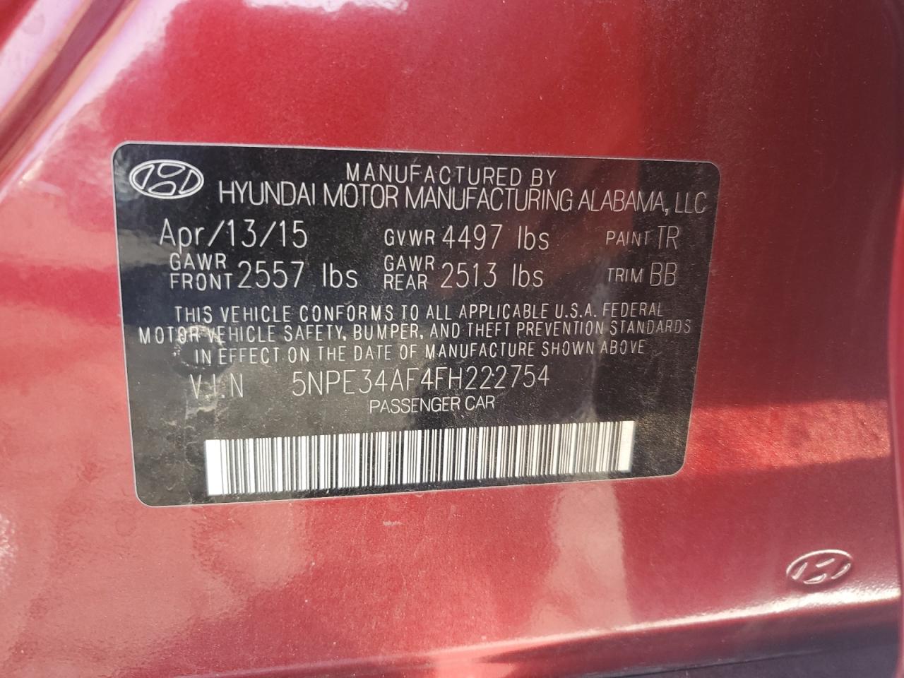 HYUNDAI SONATA SPORT