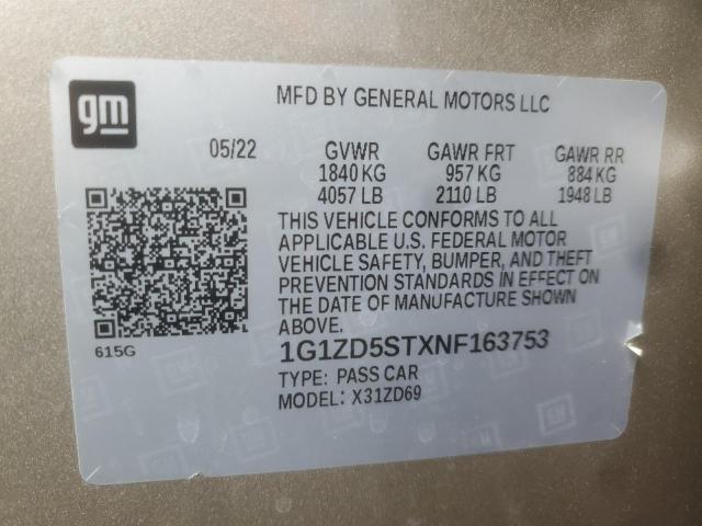 2022 CHEVROLET MALIBU LT #3303798425