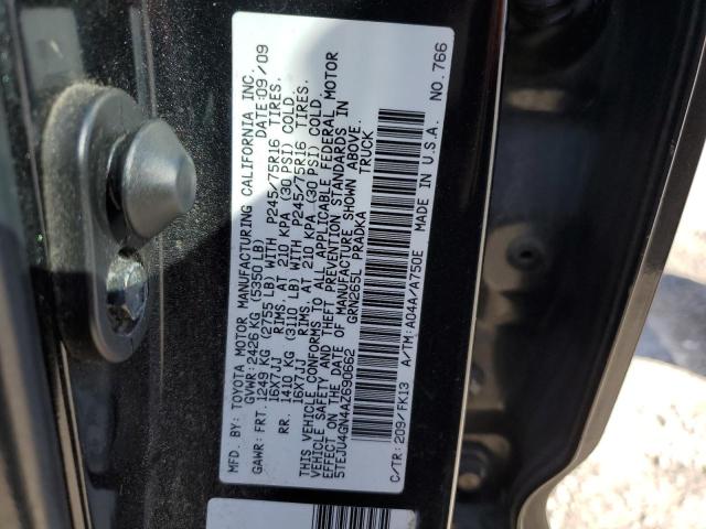 2010 TOYOTA TACOMA DOU - 5TEJU4GN4AZ690662