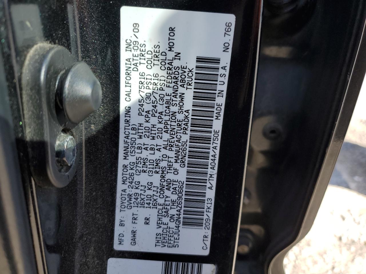 TOYOTA TACOMA DOUBLE CAB PRERUNNER