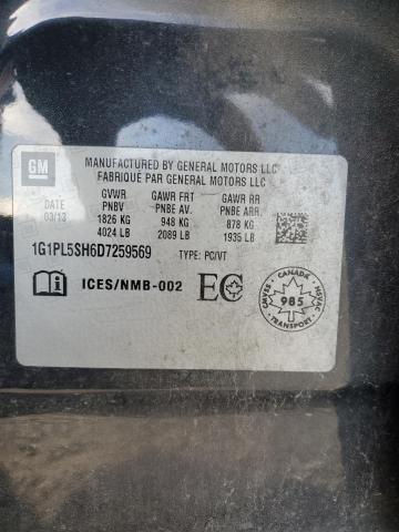 2013 CHEVROLET CRUZE LS - 1G1PL5SH6D7259569