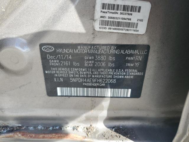 2015 HYUNDAI ELANTRA SE - 5NPDH4AE9FH622068