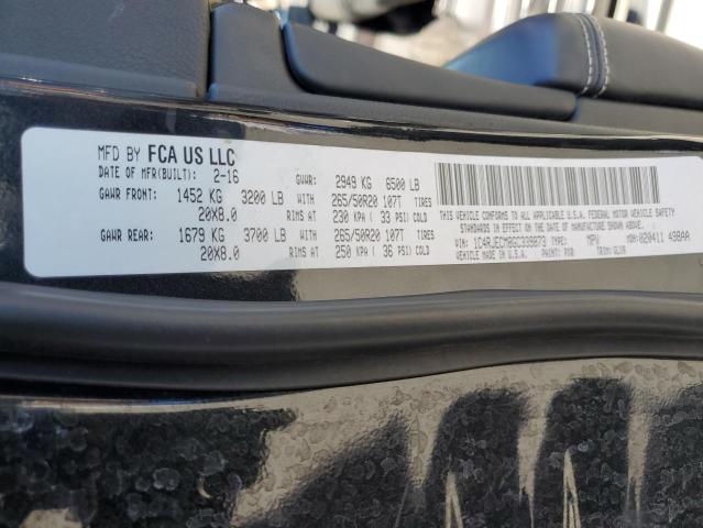 2016 JEEP GRAND CHER 1C4RJECM8GC339873