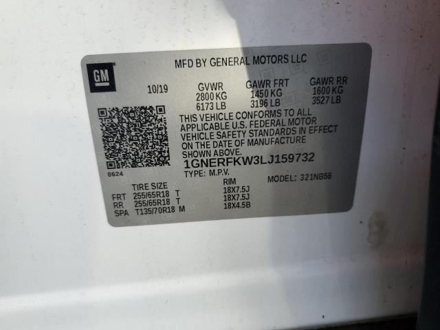 2020 CHEVROLET TRAVERSE L #3277023199