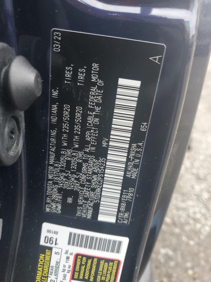 Lot #3318906912 2023 TOYOTA SIENNA XSE