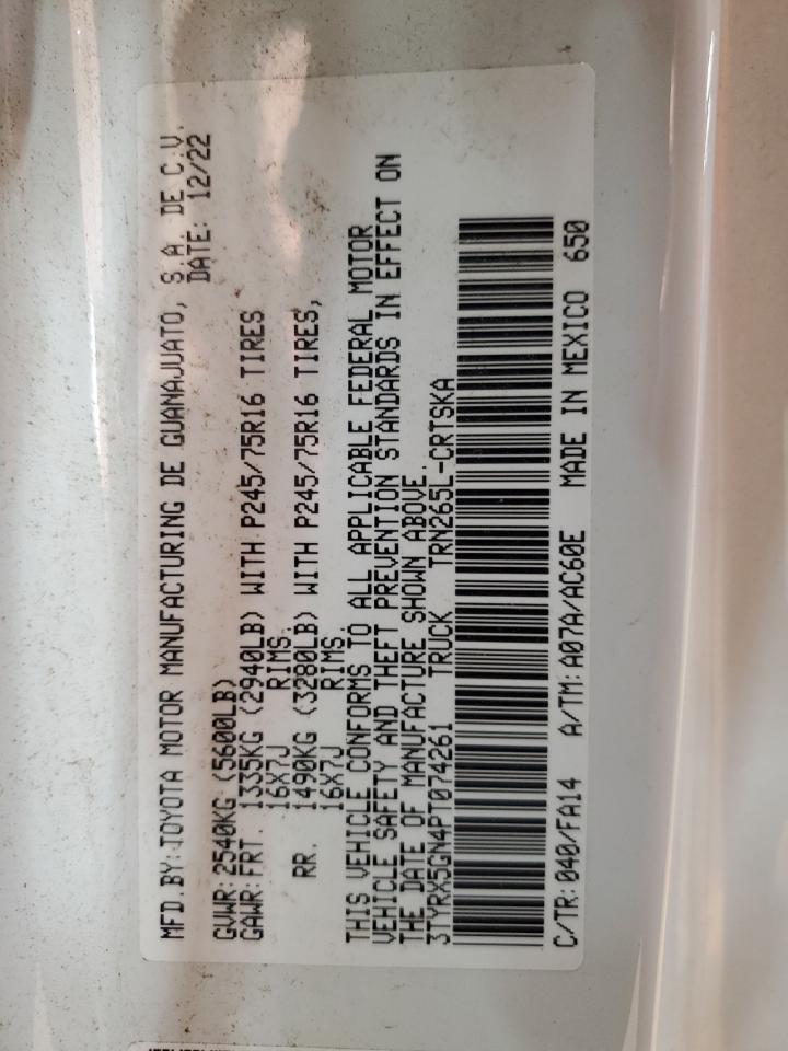 TOYOTA TACOMA ACCESS CAB