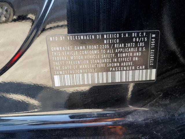 2016 VOLKSWAGEN GOLF S/SE 3VW217AU7GM001327