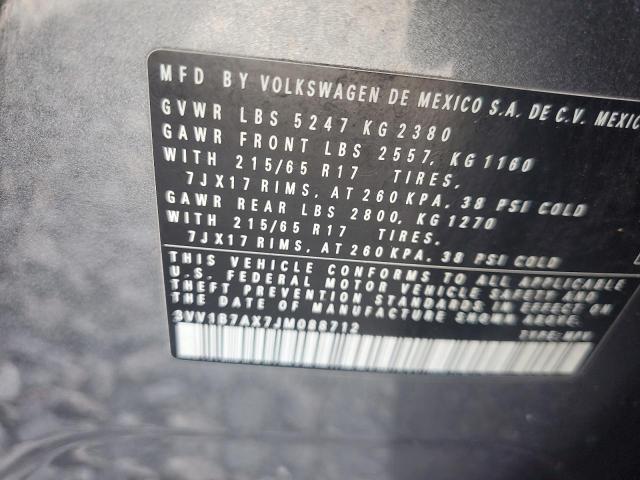 2018 VOLKSWAGEN TIGUAN S 3VV1B7AX7JM088712