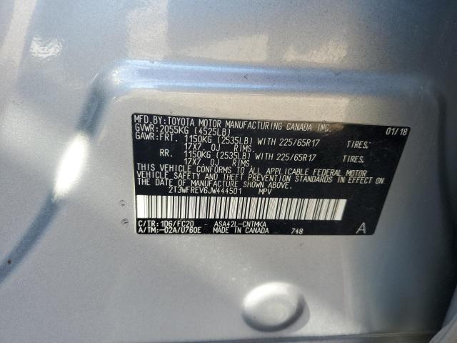 2018 TOYOTA RAV4 ADVEN 2T3WFREV6JW444501