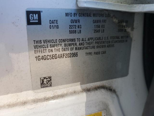 2010 BUICK LACROSSE C #3296085875