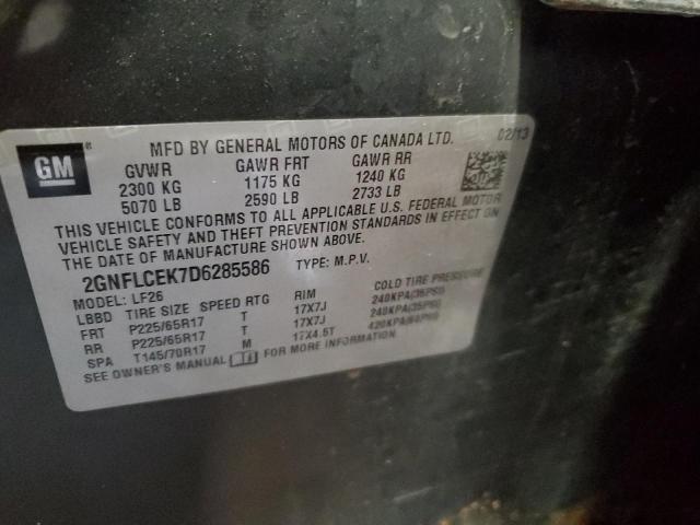 2013 CHEVROLET EQUINOX LS - 2GNFLCEK7D6285586