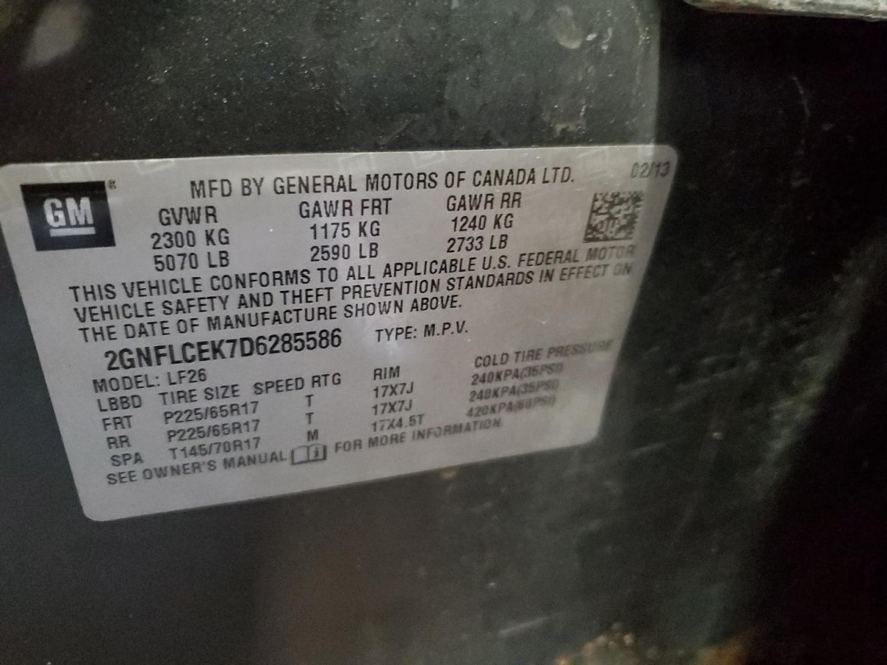 CHEVROLET EQUINOX LS