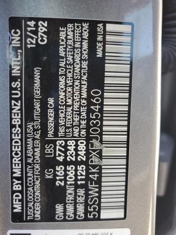 2015 MERCEDES-BENZ C 300 4MAT 55SWF4KBXFU035460