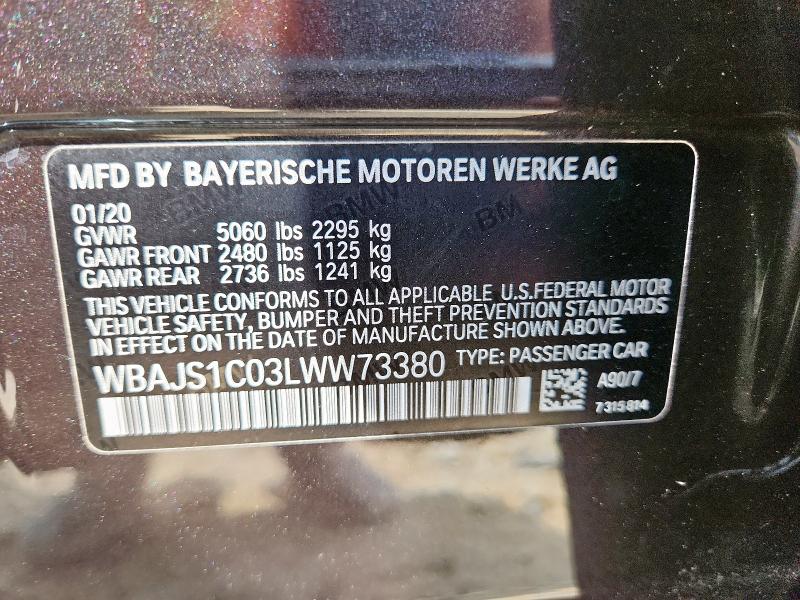 2020 BMW 540 I #3281430028