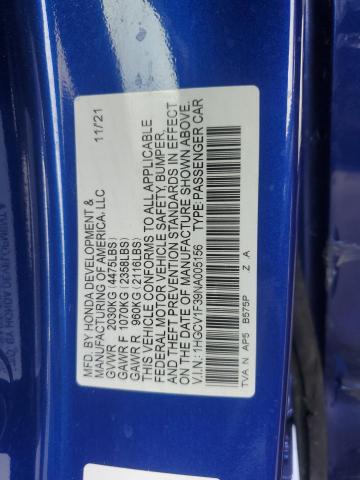 2022 HONDA ACCORD SPORT #3302632068