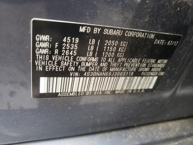 2018 SUBARU LEGACY 2.5 #3305300327