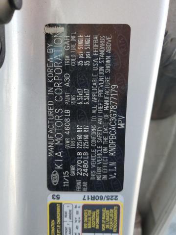 2016 KIA SPORTAGE L - KNDPBCAC3G7877179