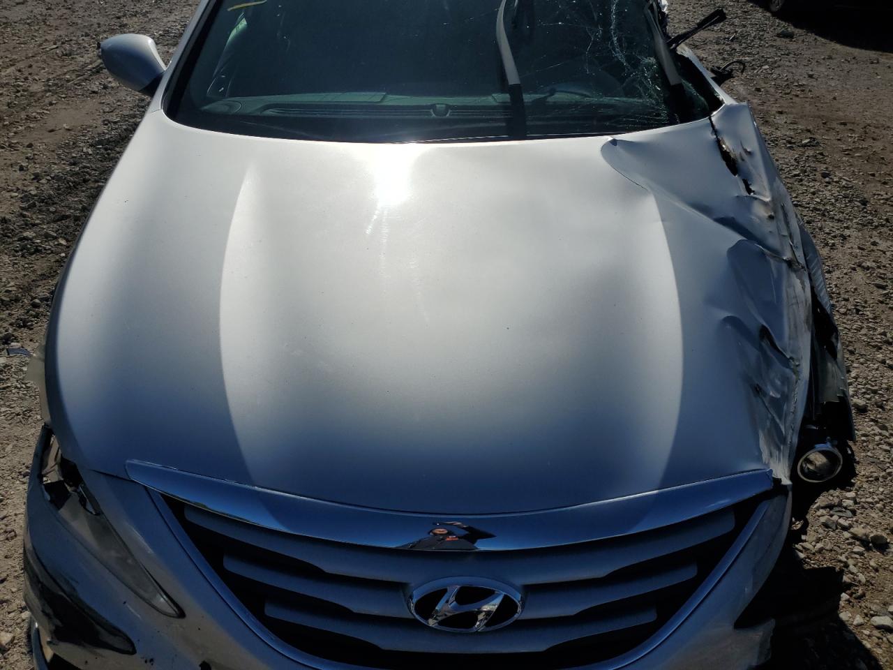 Lot #3316711417 2014 HYUNDAI SONATA GLS