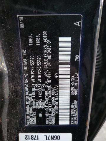 2020 TOYOTA SEQUOIA PL #3296218478