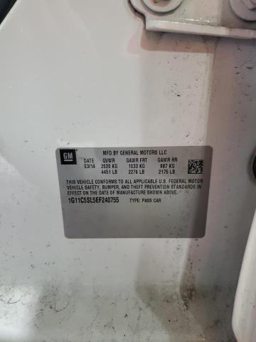 2014 CHEVROLET MALIBU - 1G11C5SL5EF240755