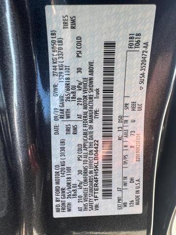 2019 FORD RANGER XL 1FTER4FH5KLB04422