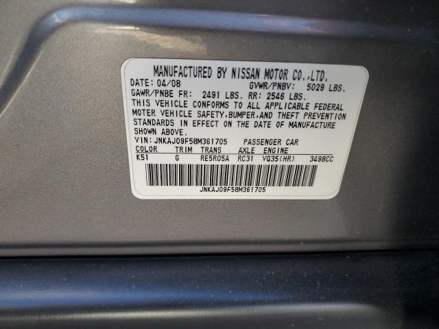 2008 INFINITI EX35 BASE #3291626243