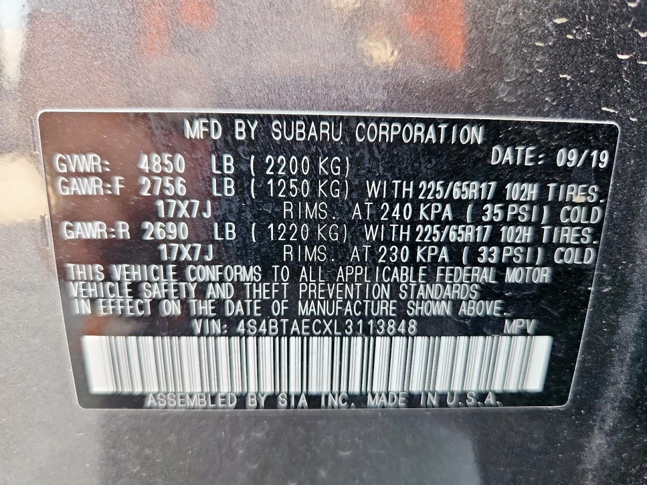 SUBARU OUTBACK PREMIUM